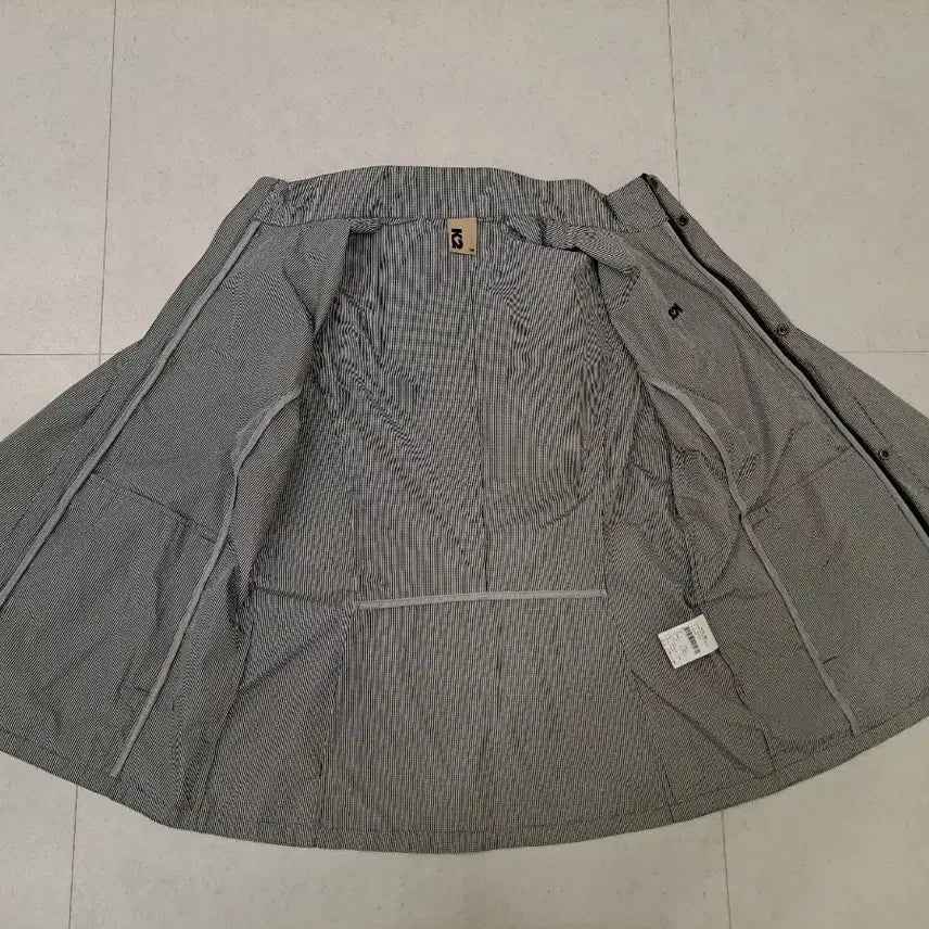 [BUNJANG] K2 Check Pattern Long Sleeve Jacket / K2 체크 긴팔 쟈켓