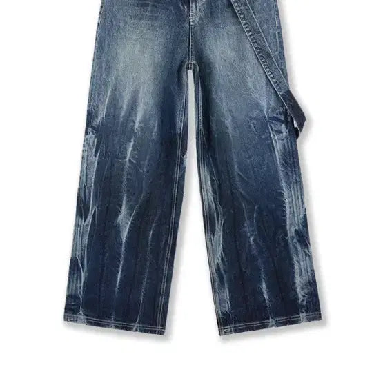 [BUNJANG] Martin Plan Below Gradient Denim Wash Pants / 마틴플랜 빌로위 그라데이션 데님 블루 워싱 팬츠