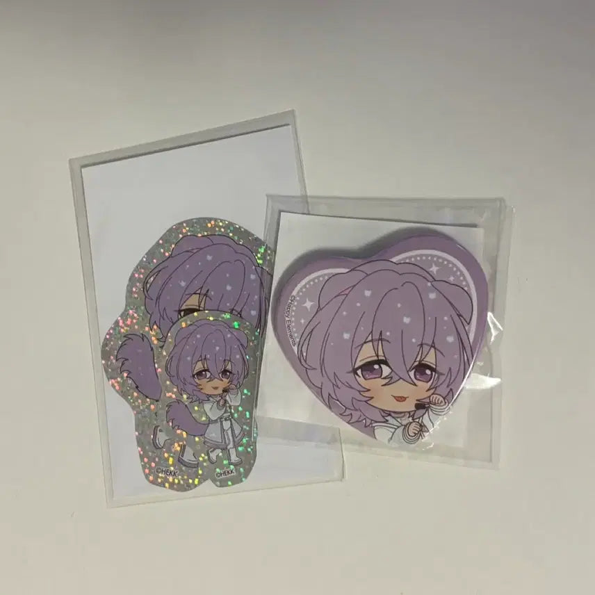 [BUNJANG] Ensemble Stars Yume Nanjatown Badge Sticker Bundle Set / 일괄) 앙스타 유메 난쟈타운 뱃지 스티커 세트