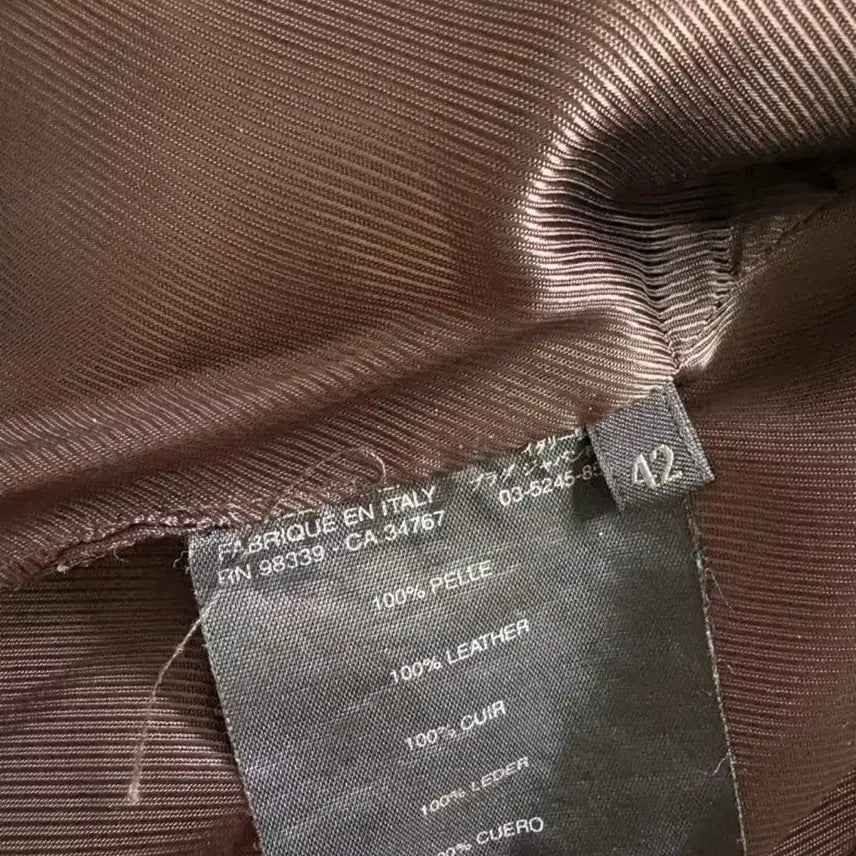 [BUNJANG] Prada Leather Jacket / (오아엔스/바티스트)프라다 가죽자켓