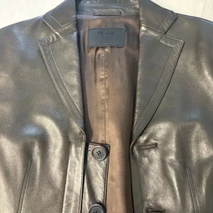 [BUNJANG] Prada Leather Jacket / (오아엔스/바티스트)프라다 가죽자켓