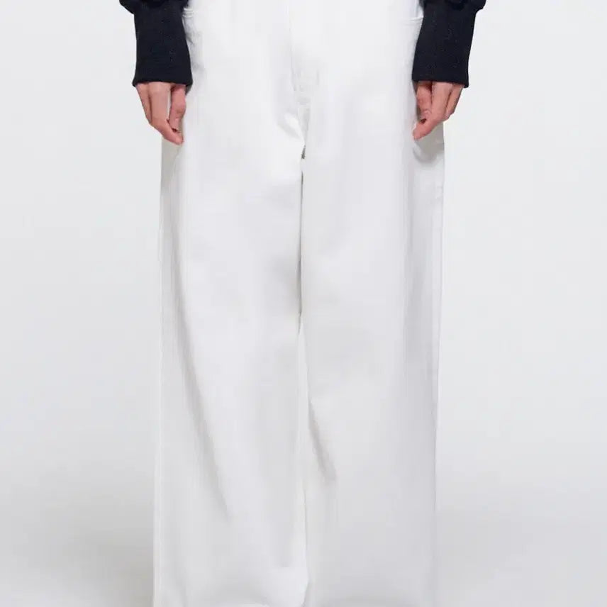 [BUNJANG] ERA WORLD Wide Fit Denim White L / ERA WORLD 와이드 핏 데님 화이트 L