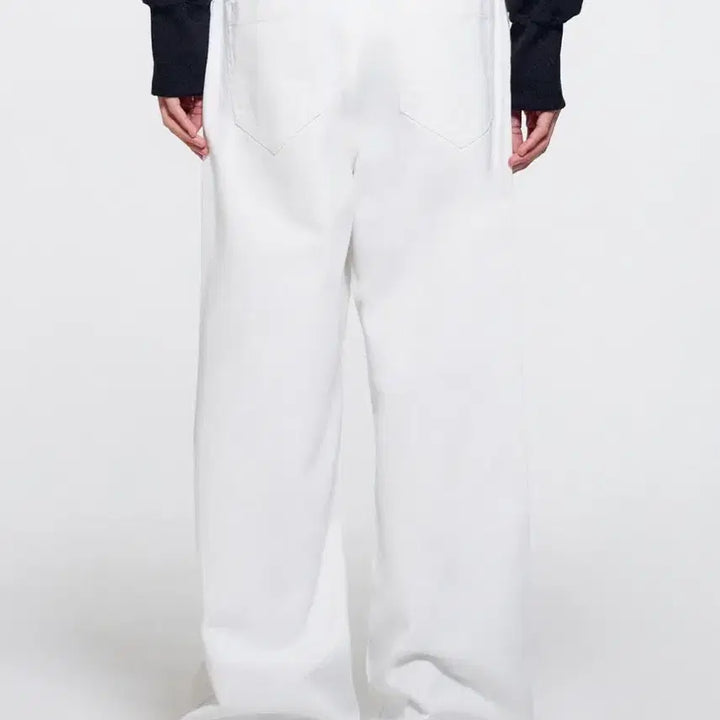 [BUNJANG] ERA WORLD Wide Fit Denim White L / ERA WORLD 와이드 핏 데님 화이트 L