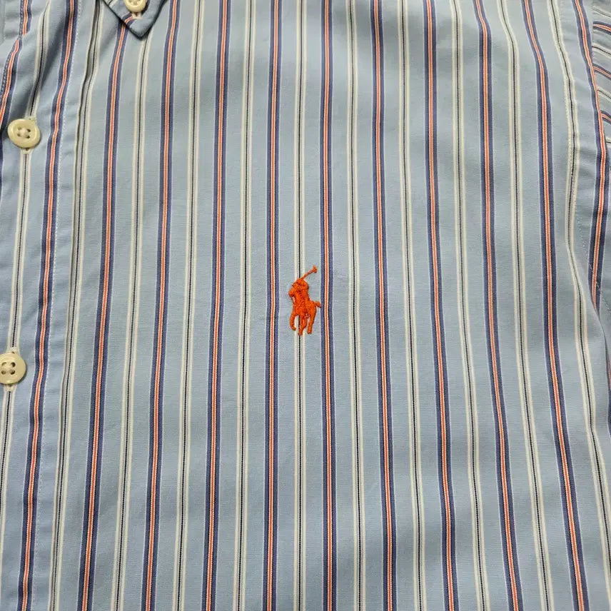 [BUNJANG] Polo Ralph Lauren Striped Long Sleeve Shirt / 100) 폴로 랄프로렌 스트라이프 긴팔 셔츠
