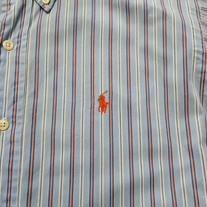 [BUNJANG] Polo Ralph Lauren Striped Long Sleeve Shirt / 100) 폴로 랄프로렌 스트라이프 긴팔 셔츠
