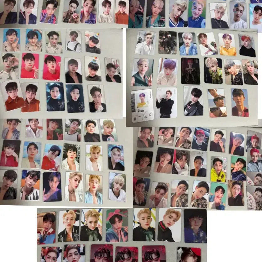 [BUNJANG] Wonho Photocard &amp; Photo Set Bundle Set (+ Signed Eco Bag) / 원호 포카 증사 일괄 판매합니다 (+덤 싸인 에코백)