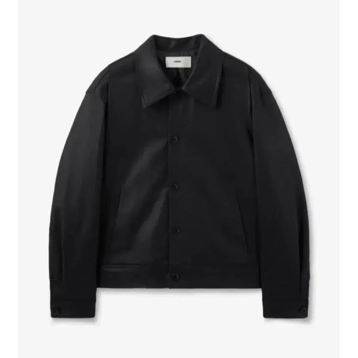 [BUNJANG] Minav Ambassador Coated Denim Crop Jacket - M / 미나브 엠버서더 코딩 데님 크롭 자켓 M