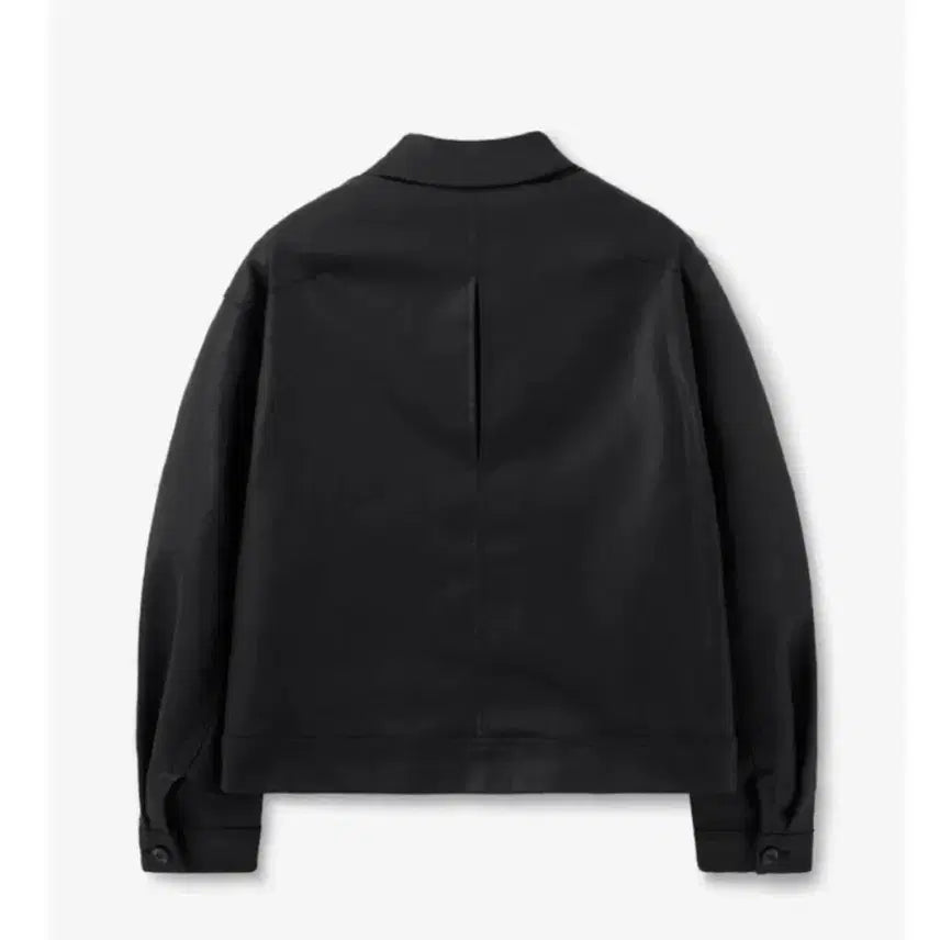 [BUNJANG] Minav Ambassador Coated Denim Crop Jacket - M / 미나브 엠버서더 코딩 데님 크롭 자켓 M