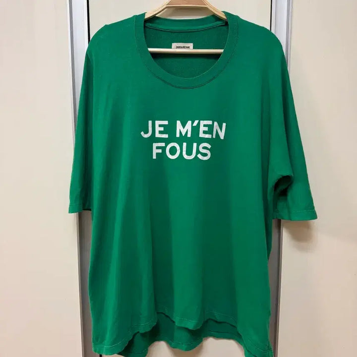 [SOLD OUT] 쟈딕앤볼테르 김비서가왜그럴까 박민영 프린팅 반팔티 그린테리타올티셔츠박스티