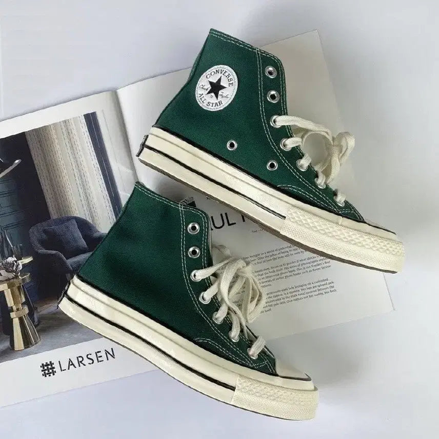 [BUNJANG] Converse Chuck Taylor High Midnight Clover Sneakers / 컨버스 척테일러 하이 미드나잇 클로버