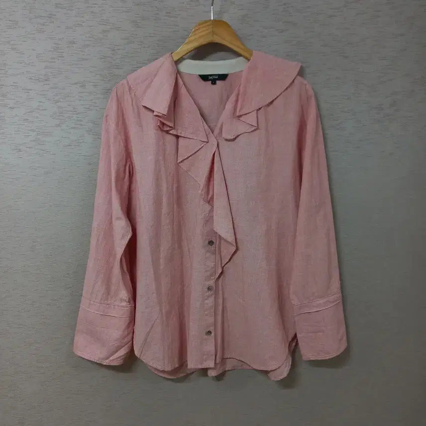 [BUNJANG] Second Floor Pink Frill Blouse - Women&