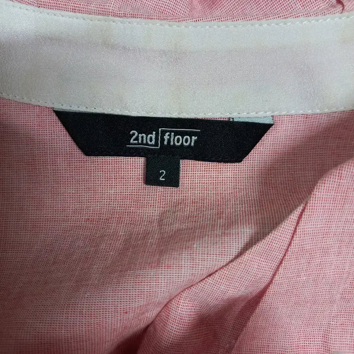 [BUNJANG] Second Floor Pink Frill Blouse - Women&