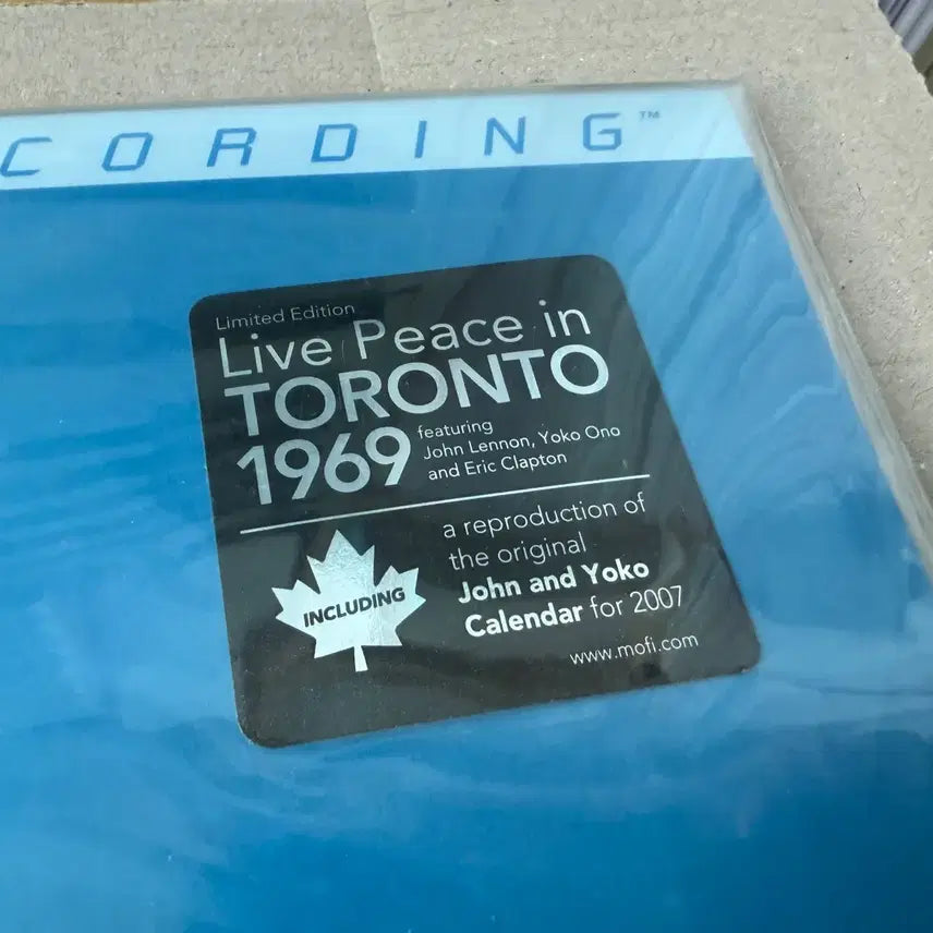 [BUNJANG] John Lennon Live Peace In Toronto 1969 MFSL High-Fidelity LP (Sealed) / (미개봉 LP) John Lennon MFSL 고음질 LP, 캘린더 포함