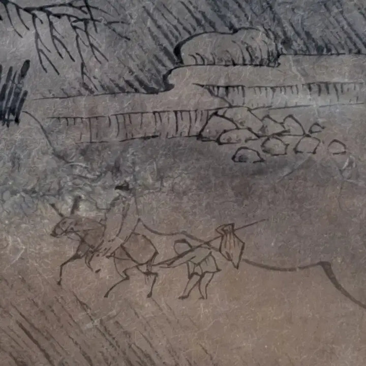 [BUNJANG] Joseon Dynasty Folk Painting (Gohwa) Framed Artwork / 조선시대  민화고화