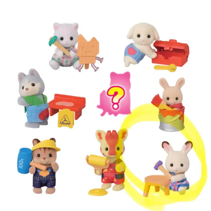 [BUNJANG] Sylvanian Families Blind Pack Woodworking DIY / 실바니안 패밀리 블라인드팩 목공 DIY