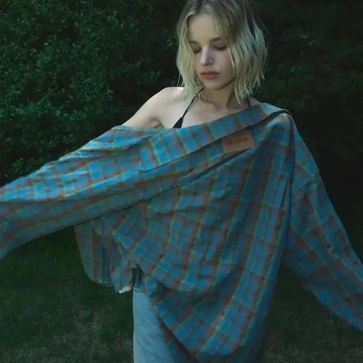 [BUNJANG] Affair of Checkered Shirt / 어페어오브 체크 셔츠