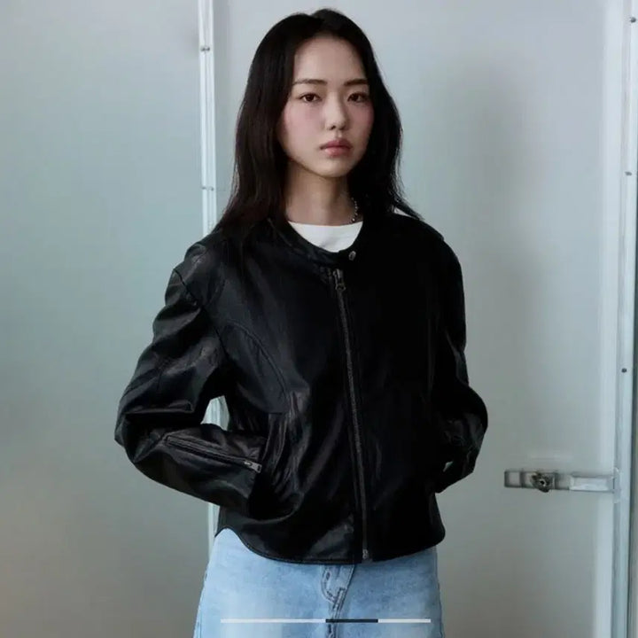[BUNJANG] Instant Funk Faux Leather Jacket / 인스턴트펑크 포우 레더 자켓