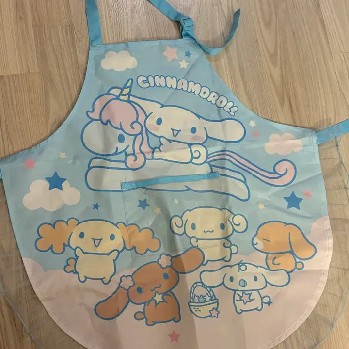 [BUNJANG] Cinnamoroll Adult Apron / 미사용) 성인 착용 가능 시나모롤 앞치마 시나프렌즈 모카 에스프레소 쉬폰