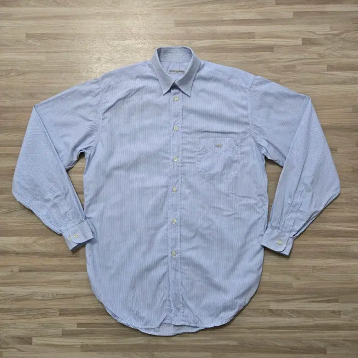[BUNJANG] Emporio Armani Striped Shirt / 100/ 엠포리오 아르마니 스트라이프 셔츠