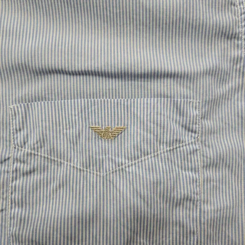 [BUNJANG] Emporio Armani Striped Shirt / 100/ 엠포리오 아르마니 스트라이프 셔츠