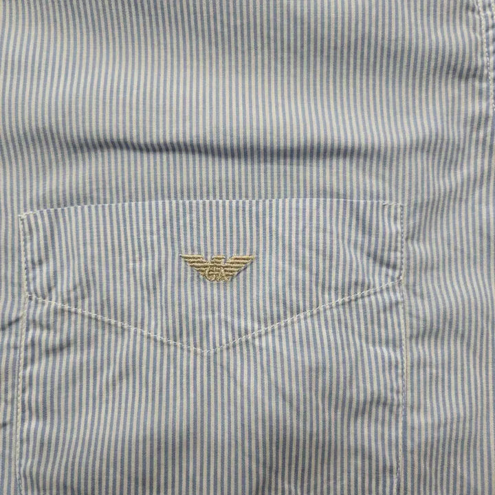 [BUNJANG] Emporio Armani Striped Shirt / 100/ 엠포리오 아르마니 스트라이프 셔츠