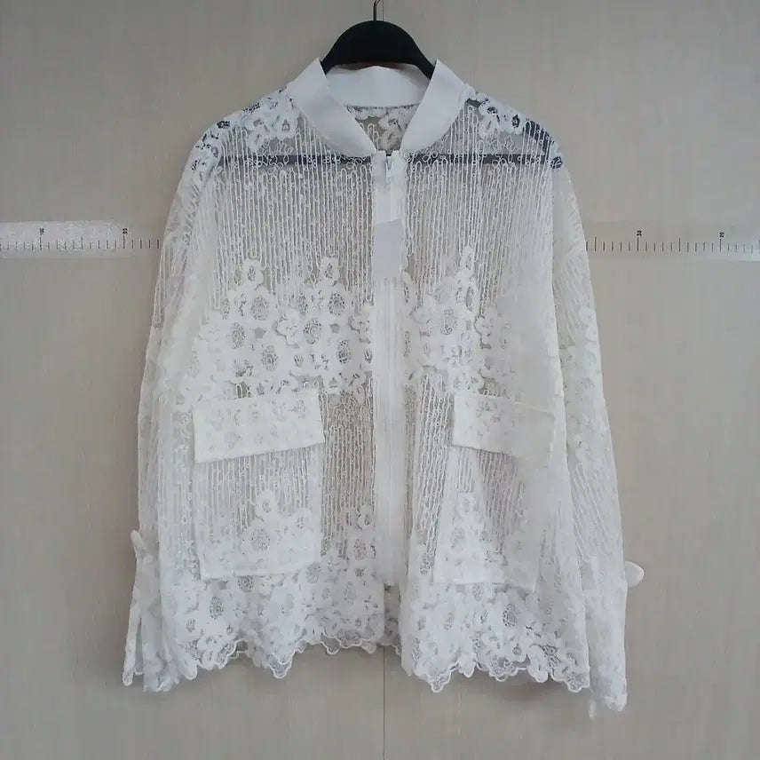 [BUNJANG] White Lace Jacket / 화이트 레이스 자켓
