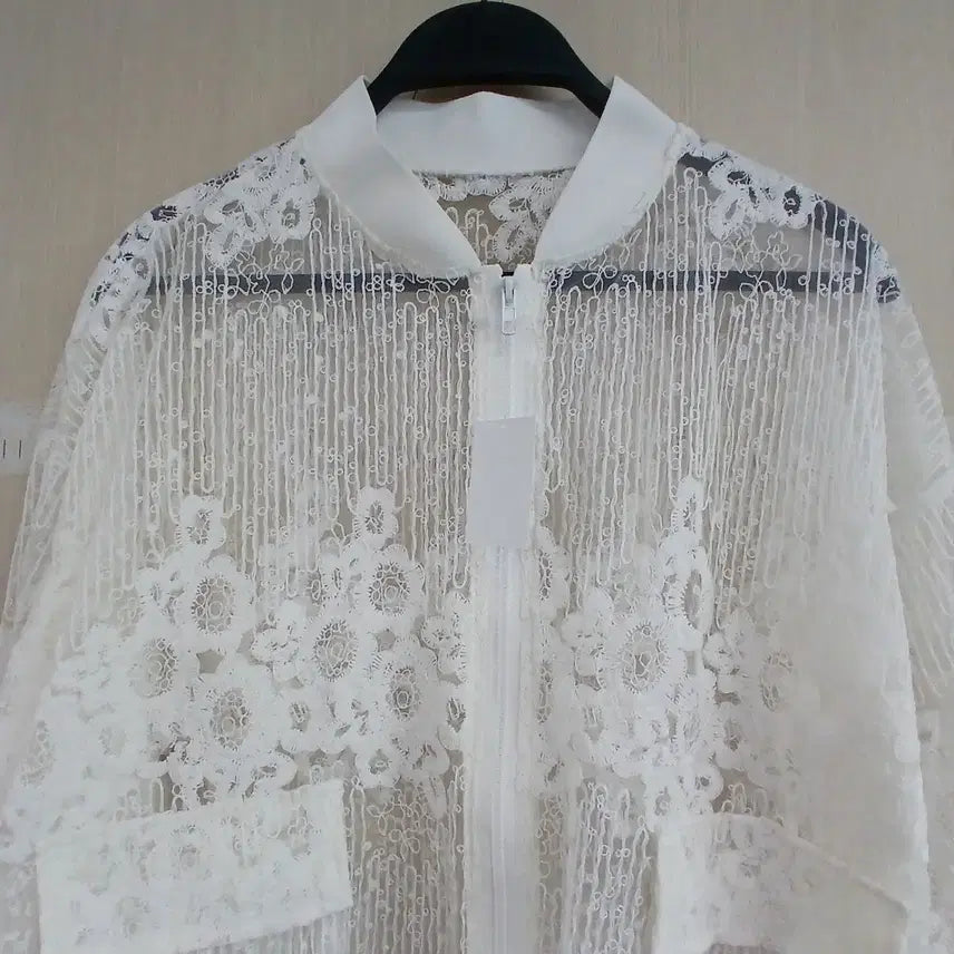 [BUNJANG] White Lace Jacket / 화이트 레이스 자켓