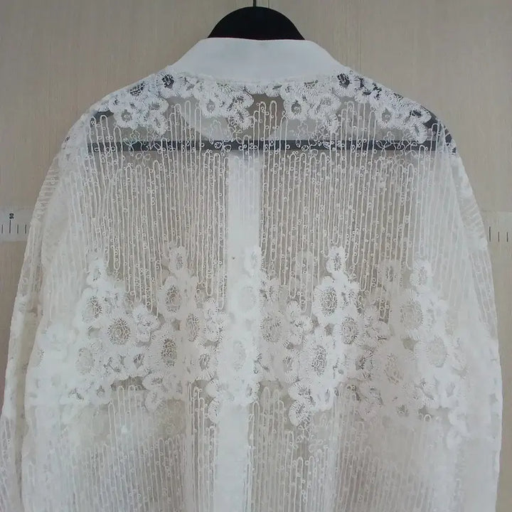 [BUNJANG] White Lace Jacket / 화이트 레이스 자켓