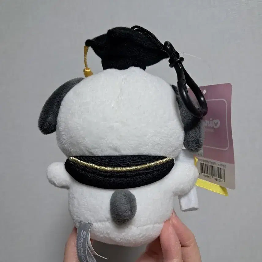 [BUNJANG] Sanrio Pochacco Graduation Doll Keyring / 산리오 포챠코 졸업 학사모 인형 키링