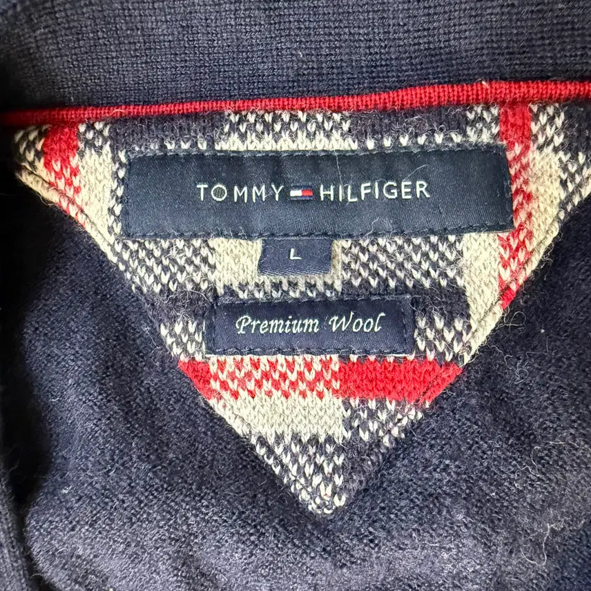 [BUNJANG] Tommy Hilfiger Wool Knit Cardigan / L 타미힐피거 울 니트 가디건 0401T