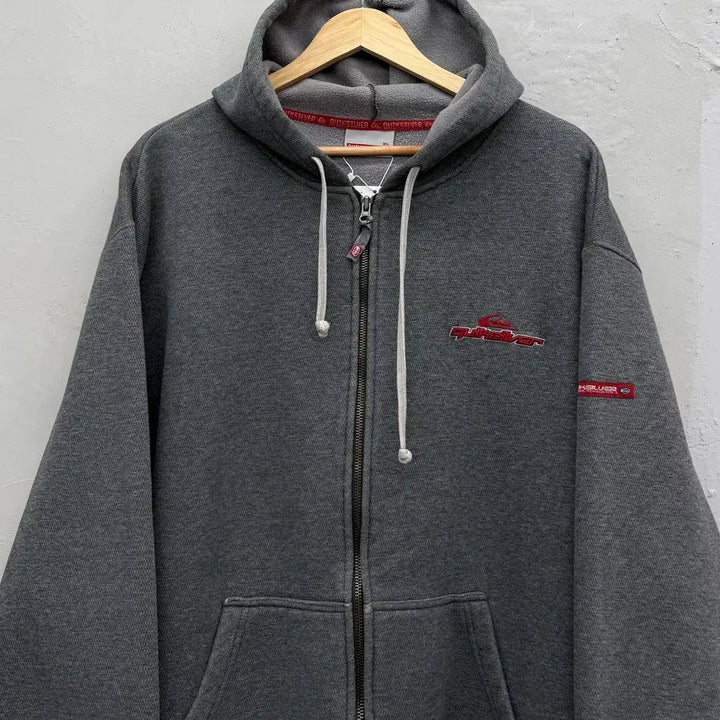 [BUNJANG] Quiksilver Oversized Zip-up Hoodie / (2XL) 퀵 실버 00s 오버사이즈 집업 후디
