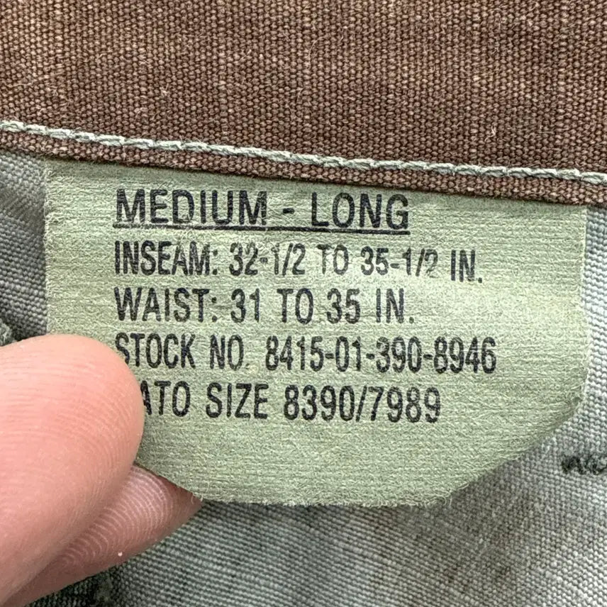 [BUNJANG] US Army Original Camo Military Cargo Pants / (34) US ARMY 오리지널 카모 밀리터리 카고 팬츠