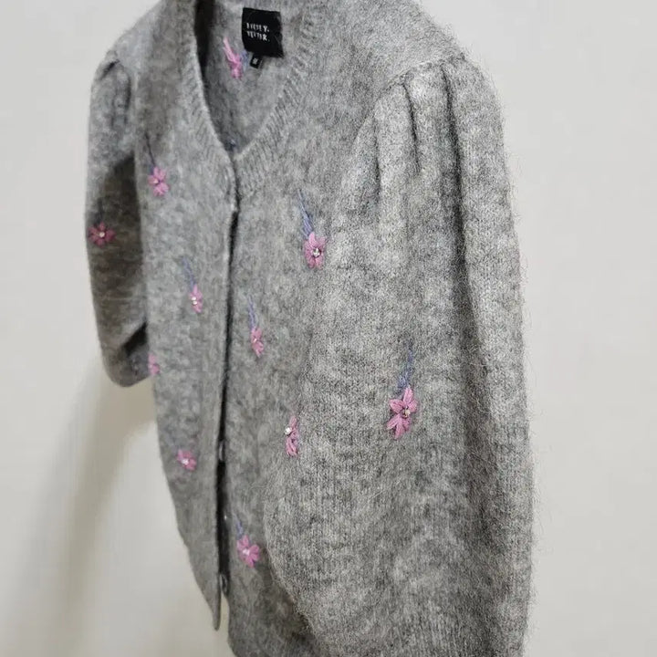 [BUNJANG] Barneys New York Wool Alpaca Flower Cardigan / 바니스뉴욕 울알파카 꽃가디건