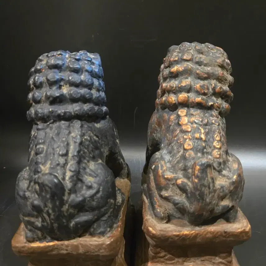 [SOLD OUT] 옛날 해태 목조각상 한쌍