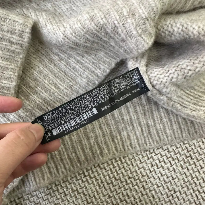 [BUNJANG] ZARA Lace-Up Knit Sweater / S 자라 레이스업 니트 스웨터 0401D