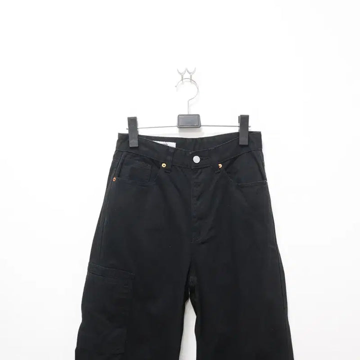 [SOLD OUT] 121 8세컨즈 여성 블랙 통 청바지 26 써니몰
