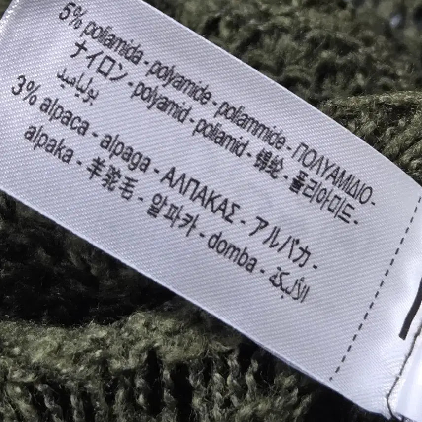 [BUNJANG] Zara Alpaca Mesh Stripe Knit Sweater / M 자라 알파카 메쉬 스트라이프 니트