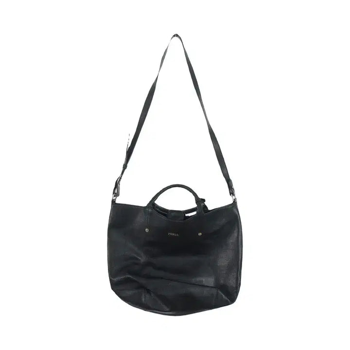 [BUNJANG] Furla Leather Charm Logo Tote Bag / 훌라 (WOMEN - F) 레더 참 로고 토트백