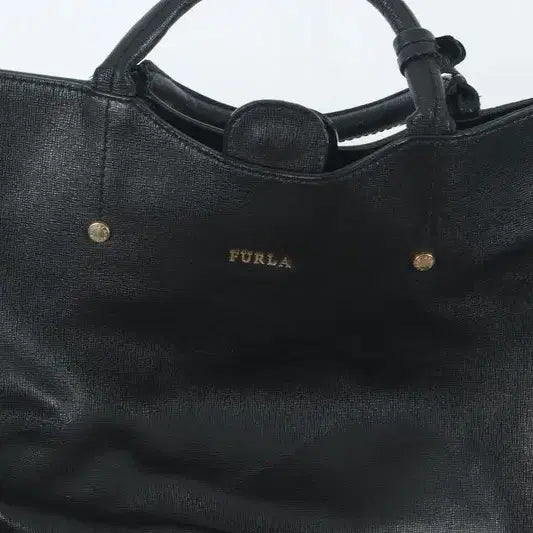 [BUNJANG] Furla Leather Charm Logo Tote Bag / 훌라 (WOMEN - F) 레더 참 로고 토트백