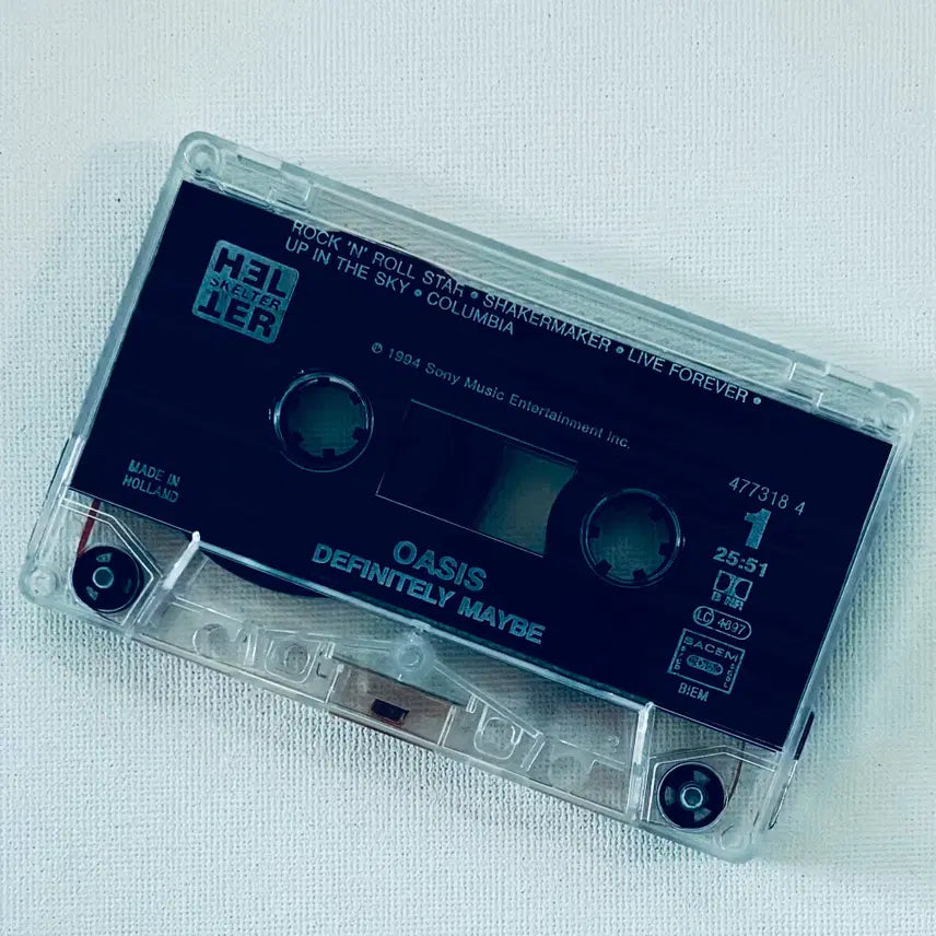 [BUNJANG] Oasis Definitely Maybe EU Pressing Cassette Tape / [카세트] Oasis - Definitely Maybe 유럽반초판 NM-