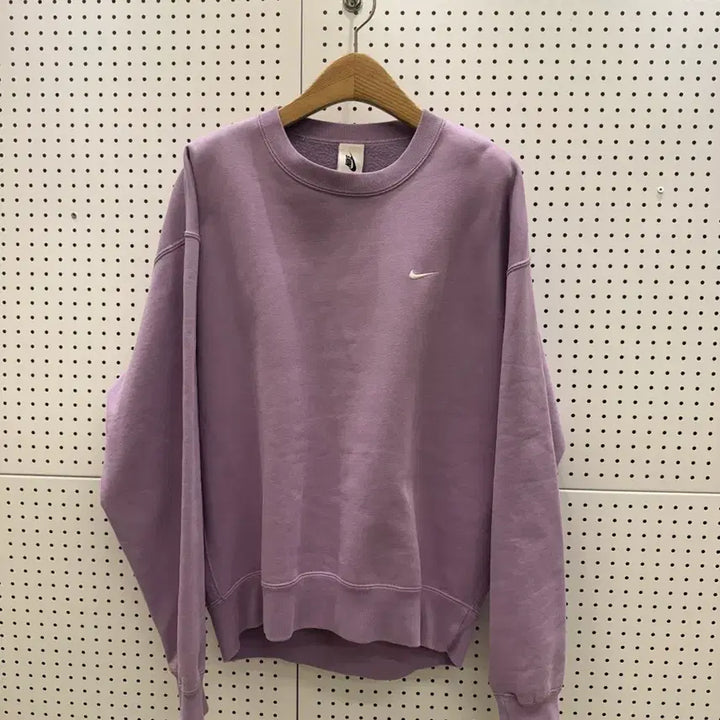 [BUNJANG] Nike Lab NRG Solo Swoosh Sweatshirt Violet / 나이키 랩 NRG 솔로 스우시 맨투맨 바이올렛 U1353