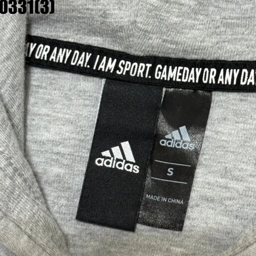 [BUNJANG] Adidas Gray Hooded Zip-up Jacket (Size S) / 아디다스 회색 후드집업s 0331