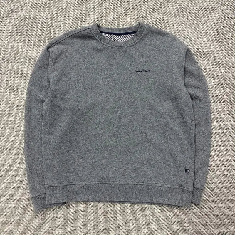 [BUNJANG] Nautica Basic Logo Sweatshirt / 노티카 베이직 로고 맨투맨 v2514