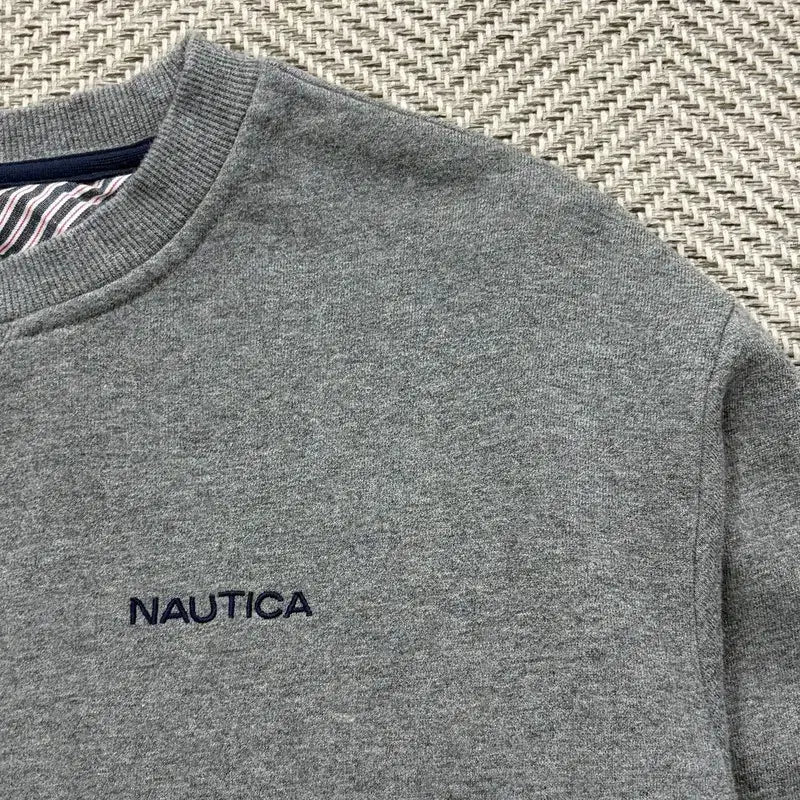 [BUNJANG] Nautica Basic Logo Sweatshirt / 노티카 베이직 로고 맨투맨 v2514