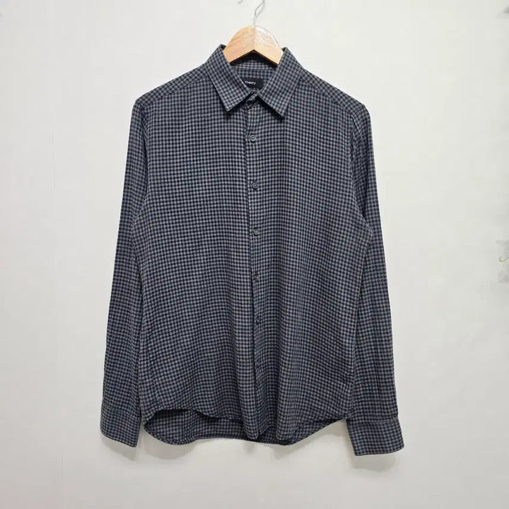 [BUNJANG] Theory Homme Gingham Check Shirt / Theory 띠어리옴므  깅엄 체크  셔츠