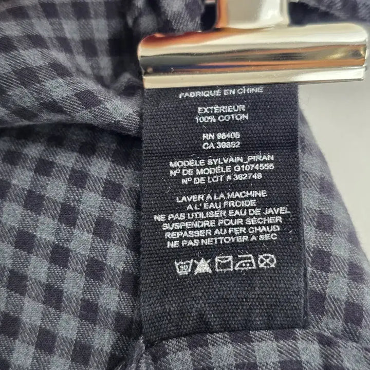 [BUNJANG] Theory Homme Gingham Check Shirt / Theory 띠어리옴므  깅엄 체크  셔츠