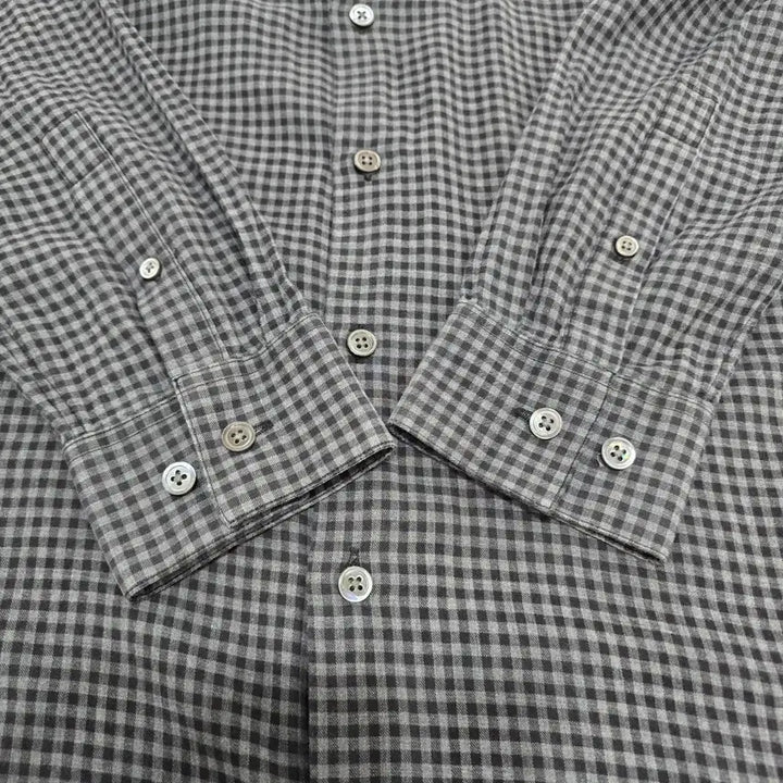 [BUNJANG] Theory Homme Gingham Check Shirt / Theory 띠어리옴므  깅엄 체크  셔츠