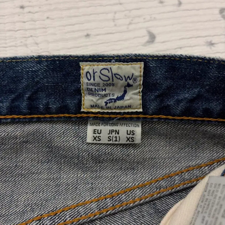 [SOLD OUT] 오어슬로우 105 2 Year Wash 데님팬츠