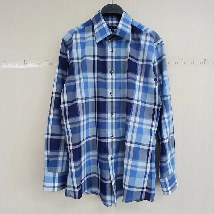 [SOLD OUT] 닥스 블루 체크 긴팔 셔츠