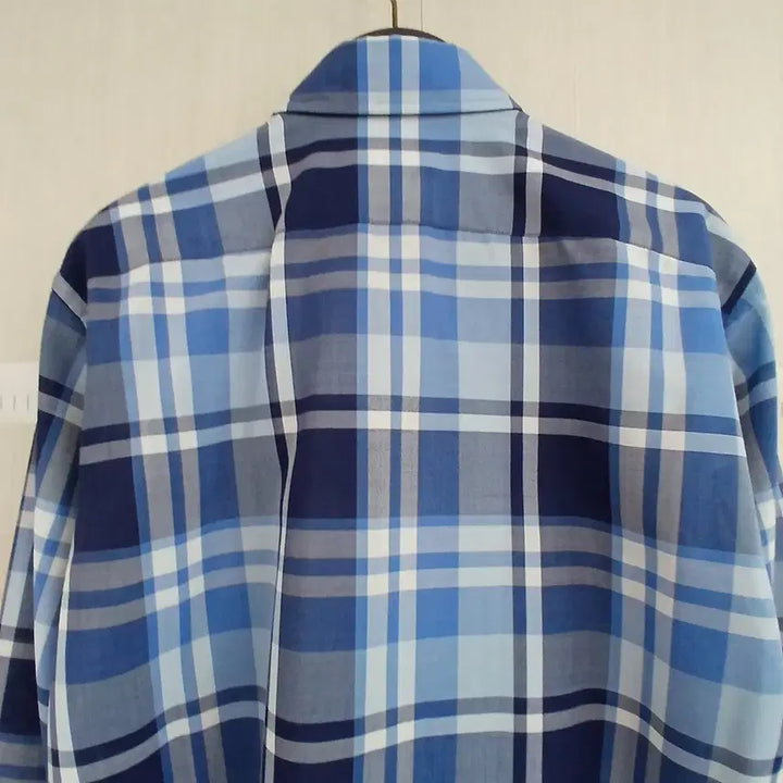 [SOLD OUT] 닥스 블루 체크 긴팔 셔츠